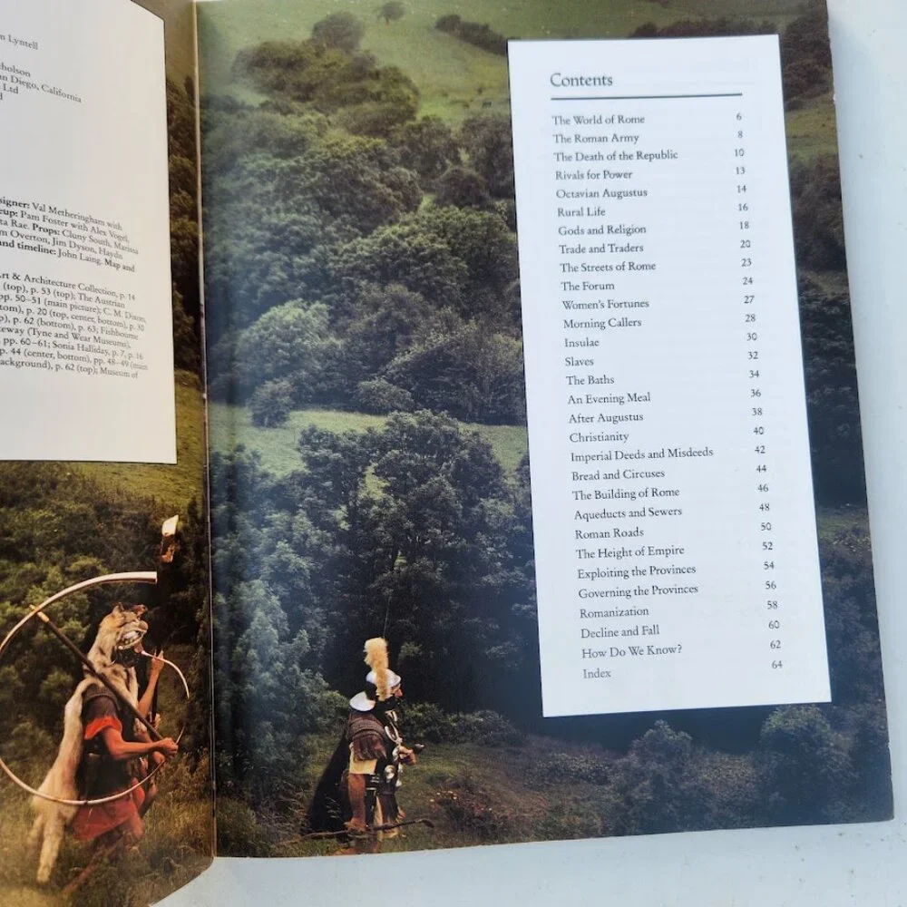 Classical Rome Living History Book Hardcover Social Studies World History Julius